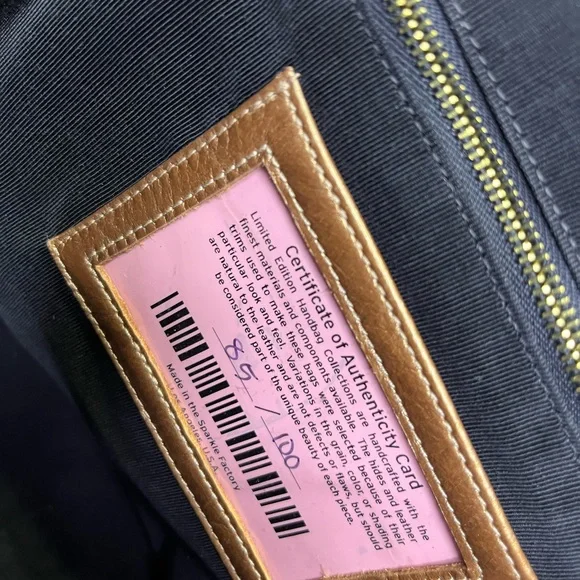 Tarina Tarantino Leopard Print Tote with Metallic Bronze Accents - Picture 4 of 9